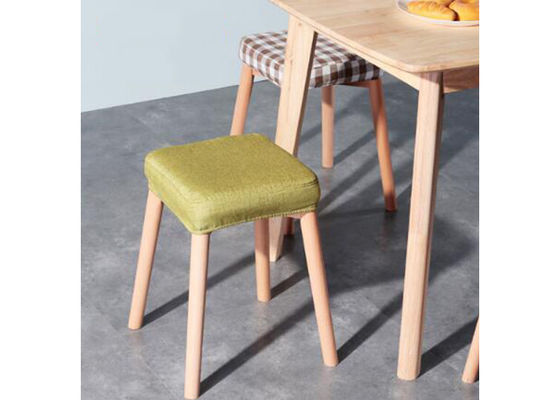 OEM Color Modern Dressing Stool , Fabric Stools For Dressing Tables