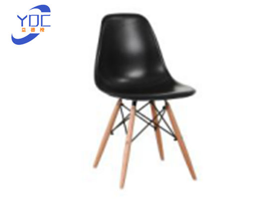 82cm height Wooden Leg Dining Chair With PP Material Seat